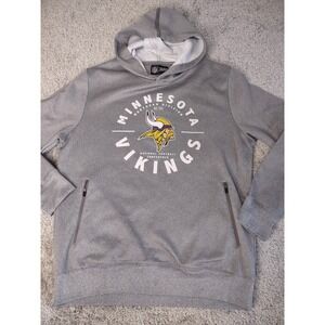 Minnesota Vikings NFL Unisex Hoodie‎ Sweatshirt Medium , Fan Apparel, Team Logo